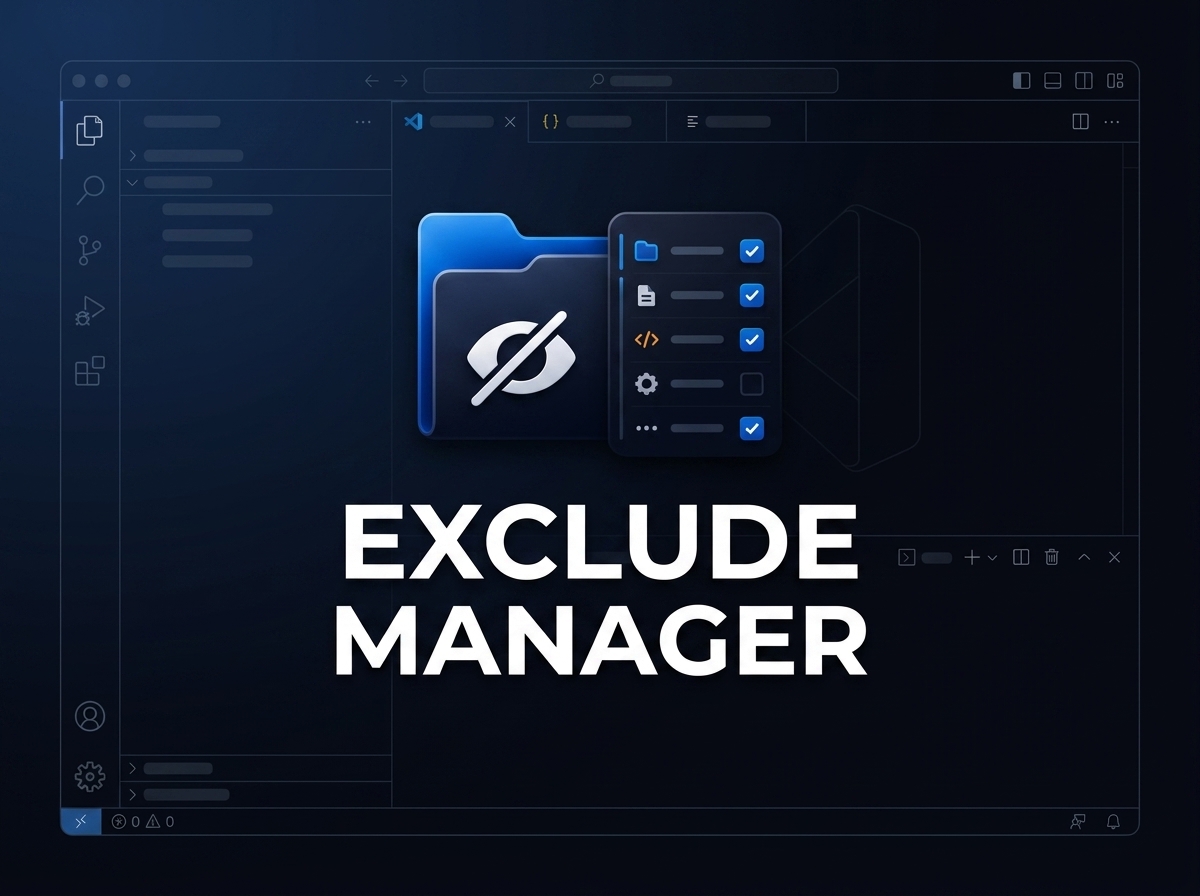 Exclude Manager: Gestiona tus archivos y carpetas ocultos en VS Code
